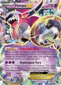Hoopa EX 36/98 Ultra Rare LP