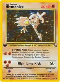 Hitmonlee (7) 07/62 Holo Rare LP