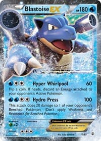 Blastoise EX 17/83 Ultra Rare NM