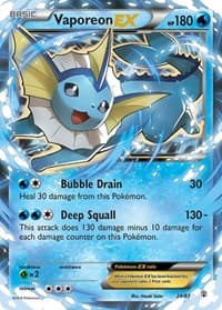 Vaporeon EX 24/83 Ultra Rare NM