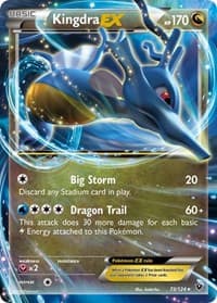 Kingdra EX 73/124 Ultra Rare NM