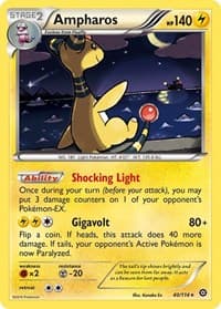 Ampharos 40/114 Holo Rare NM
