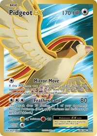 Pidgeot EX (Full Art) 104/108 Ultra Rare NM