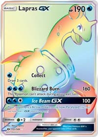 Lapras GX (Secret) 151/149 Secret Rare LP