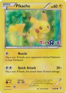 Pikachu - 26/83 (Toys R Us) MCAP 026/083 Promo NM