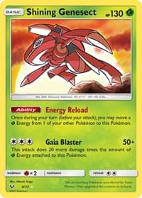 Shining Genesect 9/73 Shiny Holo Rare NM