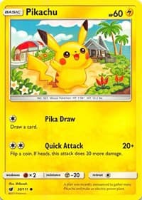 Pikachu 30/111 Common NM