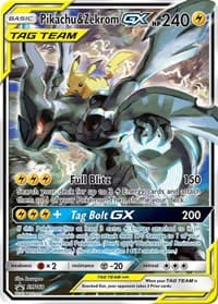 Pikachu & Zekrom GX SMP SM168 Promo NM