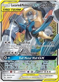Lucario & Melmetal GX 120/214 Ultra Rare NM