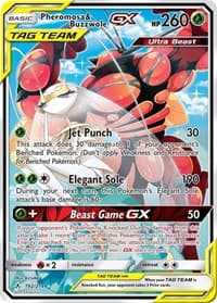 Pheromosa & Buzzwole GX (192) (Alternate Full Art) 192/214 Ultra Rare NM