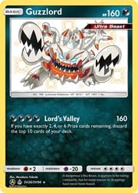 Guzzlord SV26/SV94 Shiny Holo Rare NM