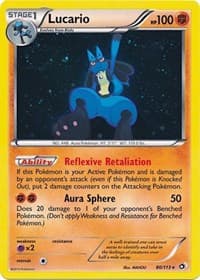 Lucario - 80/113 (Cosmos Holo) MCAP 080/113 Promo NM