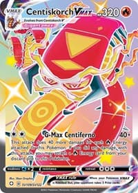 Centiskorch VMAX SV109/SV122 Shiny Holo Rare NM