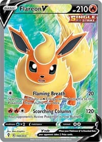 Flareon V (Full Art) 169/203 Ultra Rare