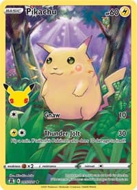 Pikachu 005/025 Holo Rare