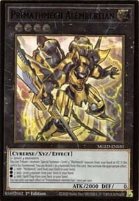 Primathmech Alembertian MGED-EN030 Premium Gold Rare NM