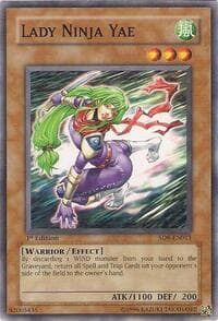Lady Ninja Yae SD8 SD8-EN011 Common NM
