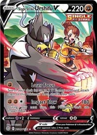 Single Strike Urshifu V TG18/TG30 Ultra Rare NM
