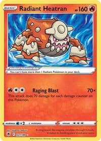 Radiant Heatran 027/189 Radiant Rare NM