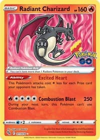 Radiant Charizard 011/078 Radiant Rare LP