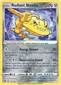 Radiant Steelix 124/196 Radiant Rare NM