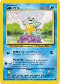 Squirtle 063/102 Common NM