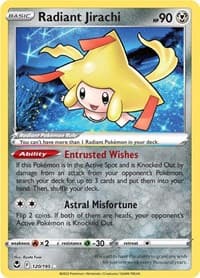 Radiant Jirachi 120/195 Radiant Rare