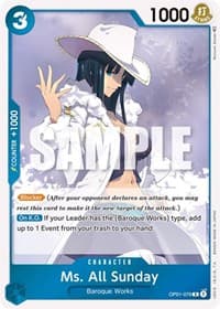 Ms. All Sunday OP01-079 R NM