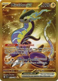 Miraidon ex - 253/198 Hyper Rare NM
