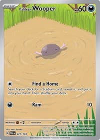Paldean Wooper - 221/193 Illustration Rare