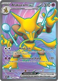 Alakazam ex - 188/165 Ultra Rare NM