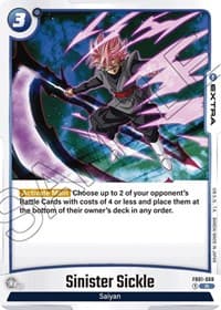Sinister Sickle FB01-068 Rare NM