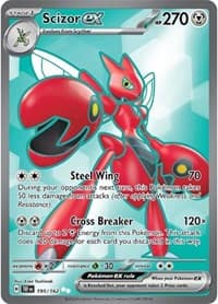 Scizor ex - 195/162 Ultra Rare