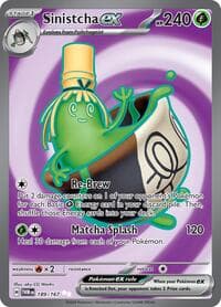 Sinistcha ex - 189/167 Ultra Rare NM