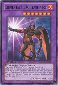 Elemental HERO Flare Neos LCGX-EN058 Common NM
