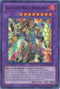 Gladiator Beast Heraklinos LCGX-EN253 Super Rare NM