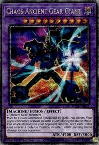 Chaos Ancient Gear Giant (Quarter Century Secret Rare) MP24-EN042 NM