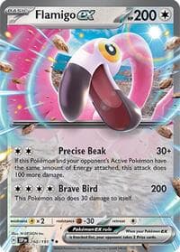Flamigo ex 160/191 Double Rare