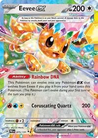Eevee ex - 075/131 Double Rare NM