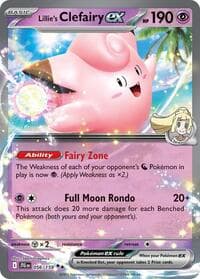 Lillie's Clefairy ex - 056/159 Double Rare NM