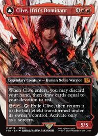 Clive, Ifrit's Dominant (0318) (Borderless) NM