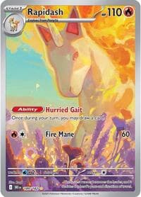 Rapidash - 189/182 Illustration Rare NM