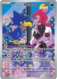 Team Rocket's Murkrow - 200/182 Illustration Rare NM