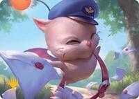 Delivery Moogle Art Card (Gold-Stamped Planeswalker Symbol) ASFIN 1