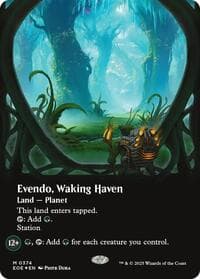 Evendo, Waking Haven (Borderless) (Galaxy Foil) 374 M NM