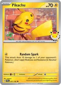 Pikachu (Pokemon Day 2026) MCAP 051/162 Common NM