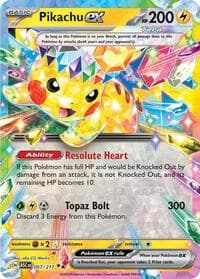 Pikachu ex - 057/217 Double Rare NM