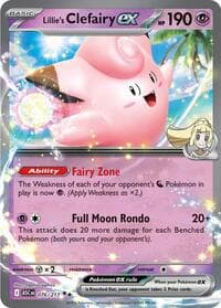 Lillie's Clefairy ex - 076/217 Double Rare NM