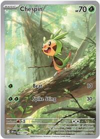 Chespin - 087/086 Illustration Rare NM