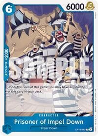 Prisoner of Impel Down OP16-042 NM
